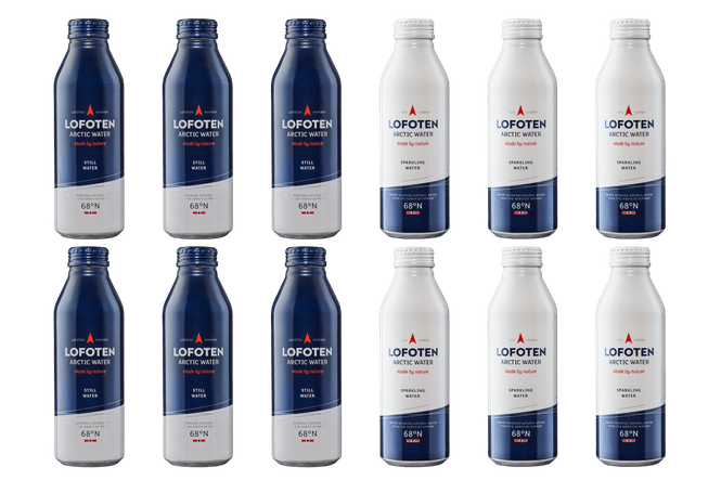 Hovedbilde Mix Still & Sparkling 12 pack Aluminiumsflaske 