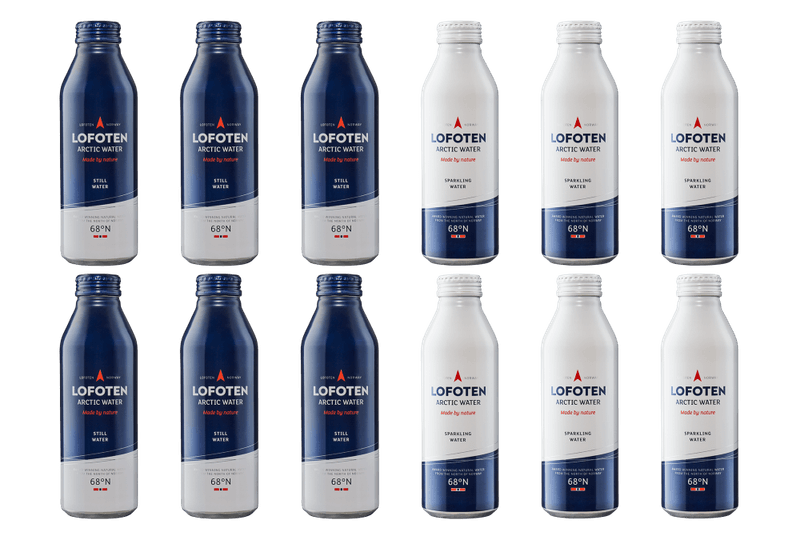 Mix Still & Sparkling 12 pack Aluminiumsflaske 